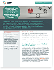 Supply Chain: Make Controlling Risk part of your Strategy
